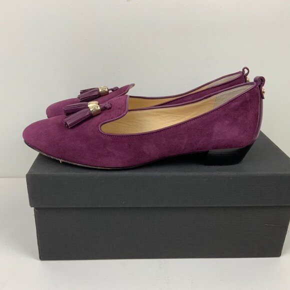 VC Signature 'Nancy' Tassel Loafer In Plumberry Sz 8.5M - Picture 5 of 16